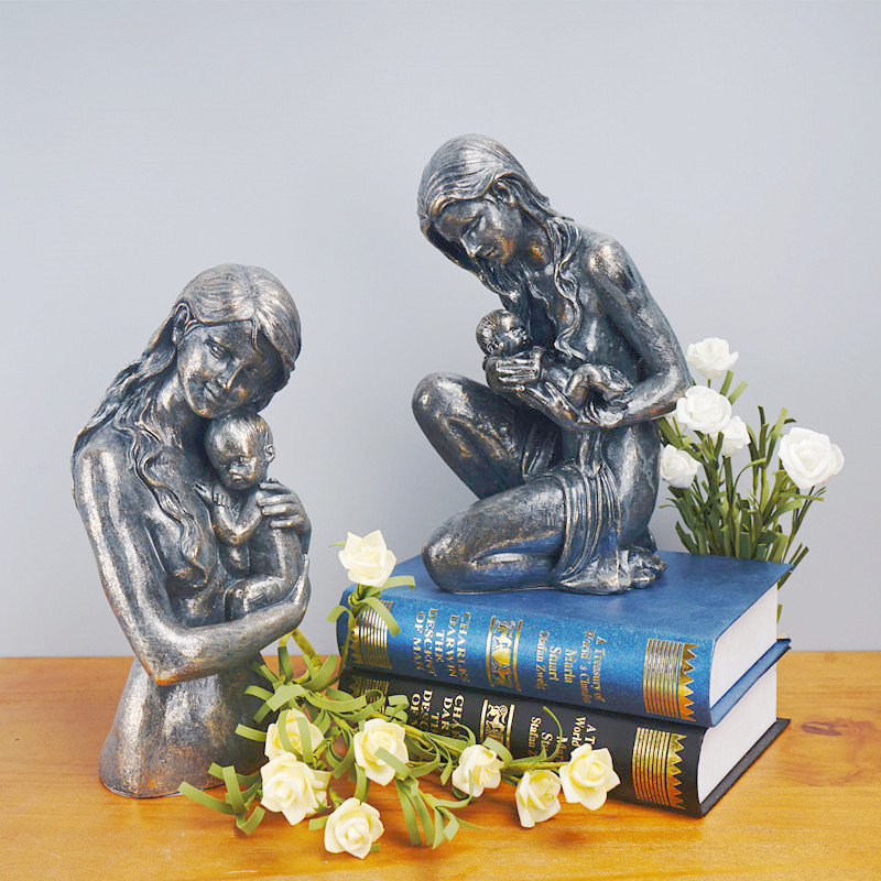 Mother Child Resin Sculpture H - огляд і ціна Resin Art Anniversary Gift