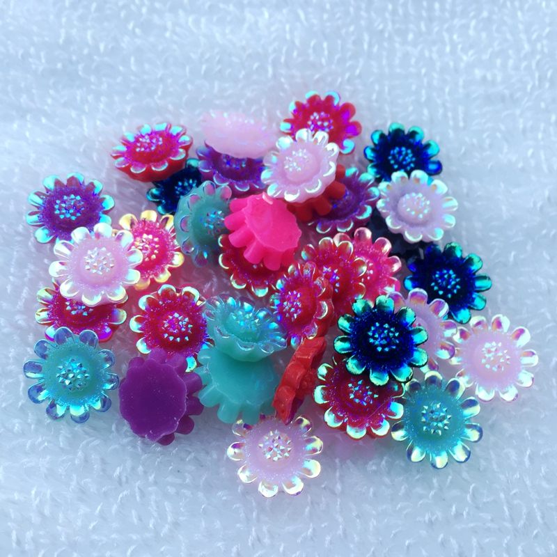 12mm AB resin flower design rh - огляд і ціна Resin Art Design For Wedding