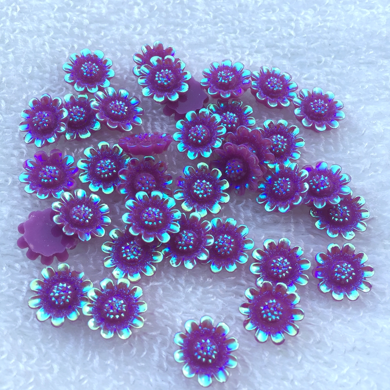 12mm AB resin flower design rh - огляд і ціна Resin Art Design For Wedding