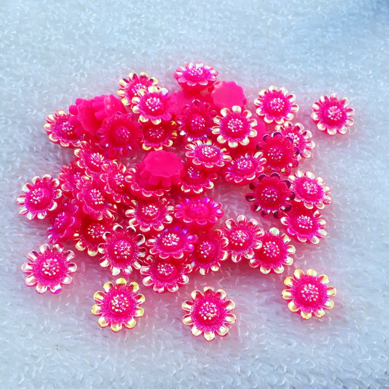 12mm AB resin flower design rh - огляд і ціна Resin Art Design For Wedding
