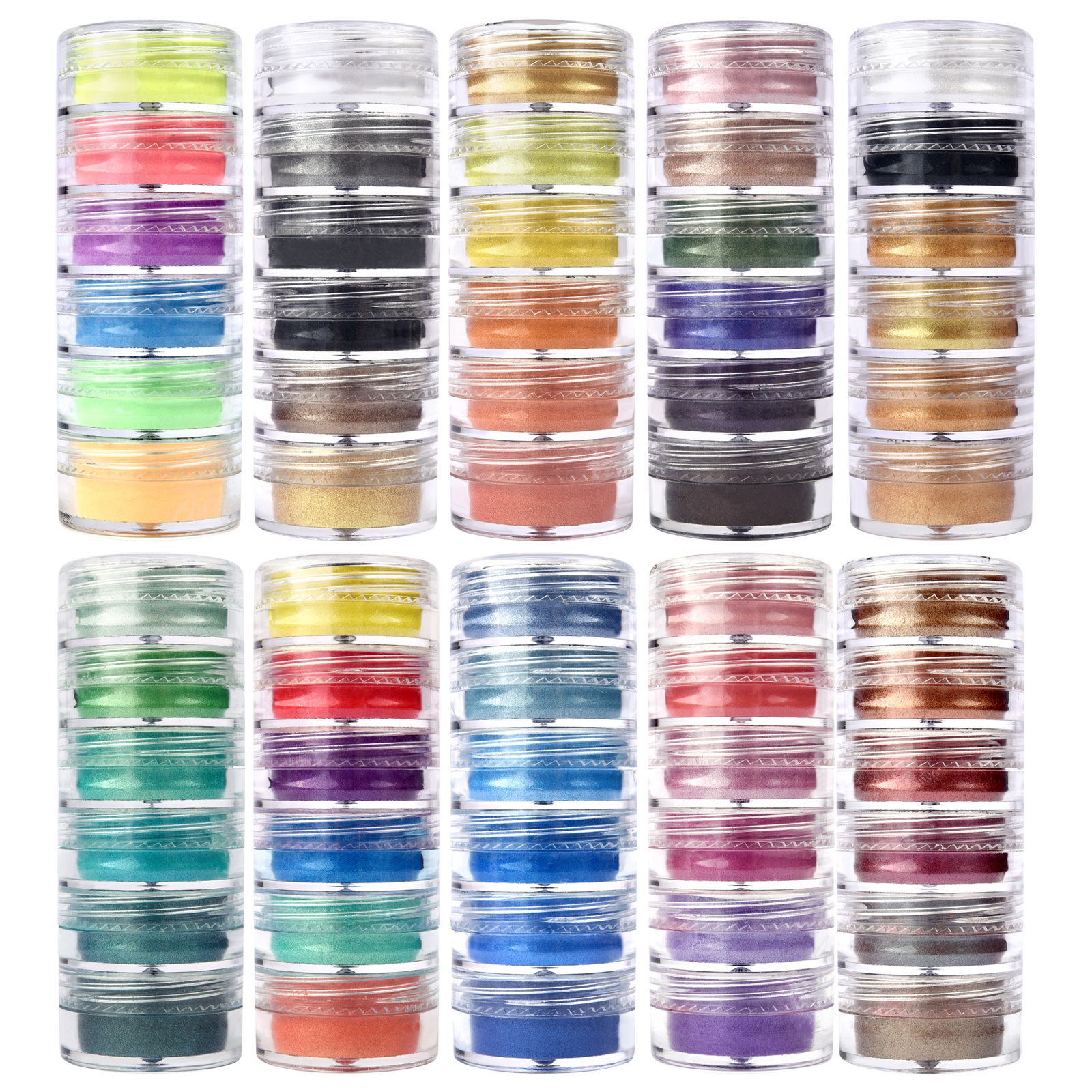 6 Colors/Set Pearlescent Powde - огляд і ціна Resin Art Jewellery