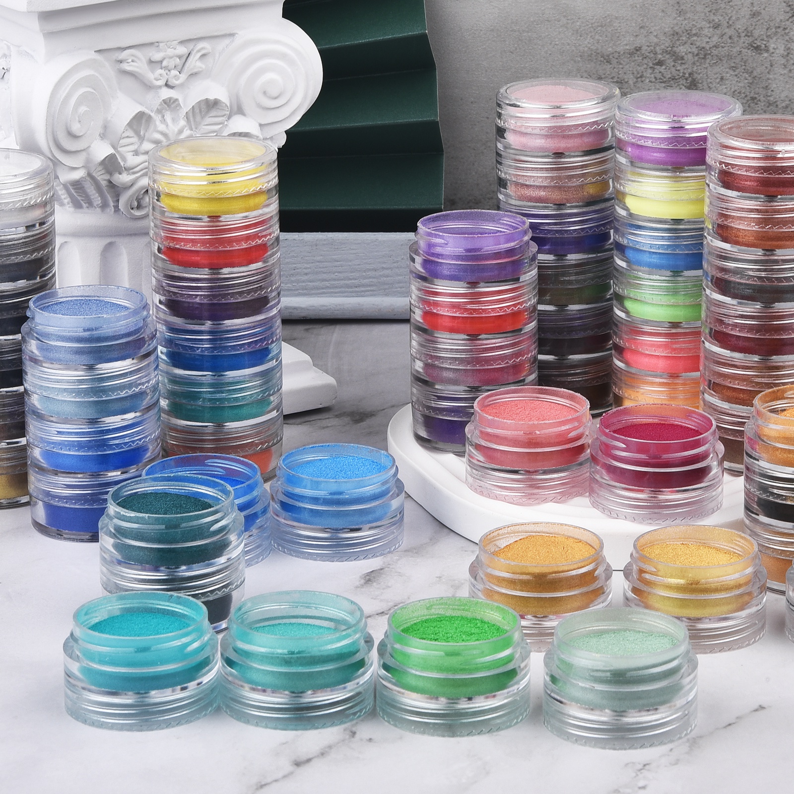 6 Colors/Set Pearlescent Powde - огляд і ціна Resin Art Jewellery
