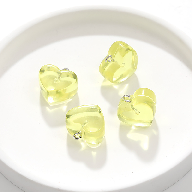 10pcs 15x18MM Multicolor Trans - огляд і ціна Resin Art Necklace