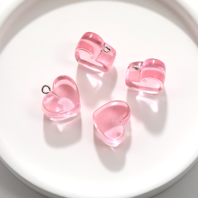 10pcs 15x18MM Multicolor Trans - огляд і ціна Resin Art Necklace