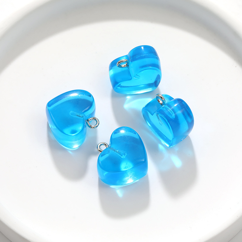 10pcs 15x18MM Multicolor Trans - огляд і ціна Resin Art Necklace