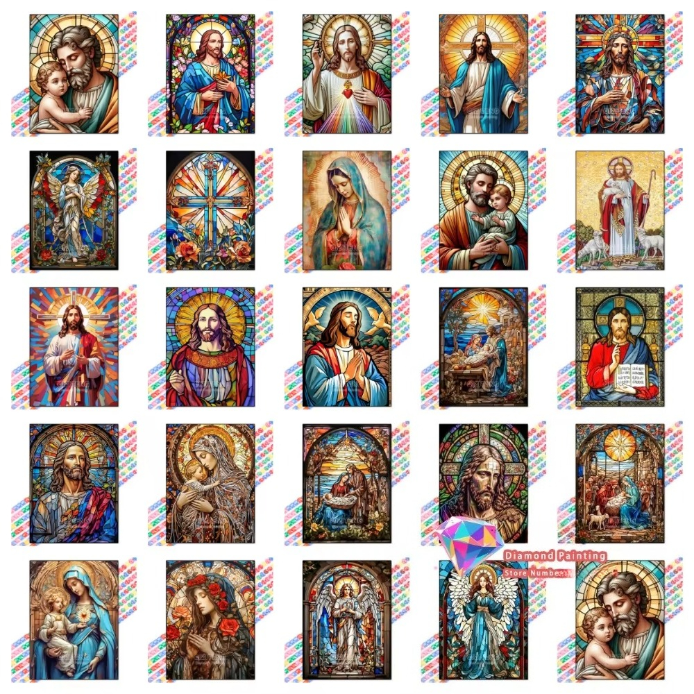 1PC frameless Easter Jesus Squ - огляд і ціна Resin Art For Beginners