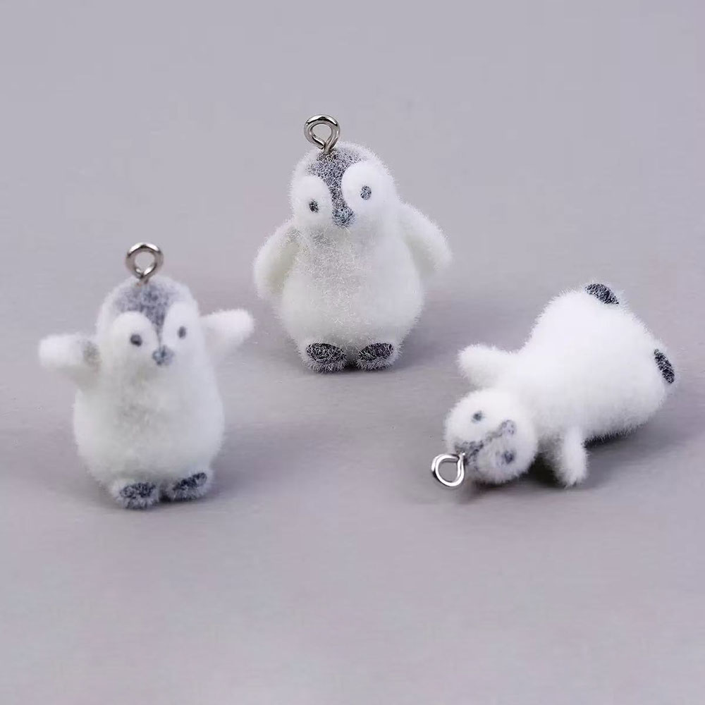 5pcs Flocking Small Penguin Re - огляд і ціна Resin Art Box