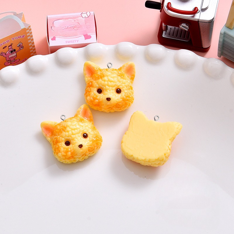 10Pcs Cartoon Biscuits Dog Res - огляд і ціна Resin Art Earrings Material