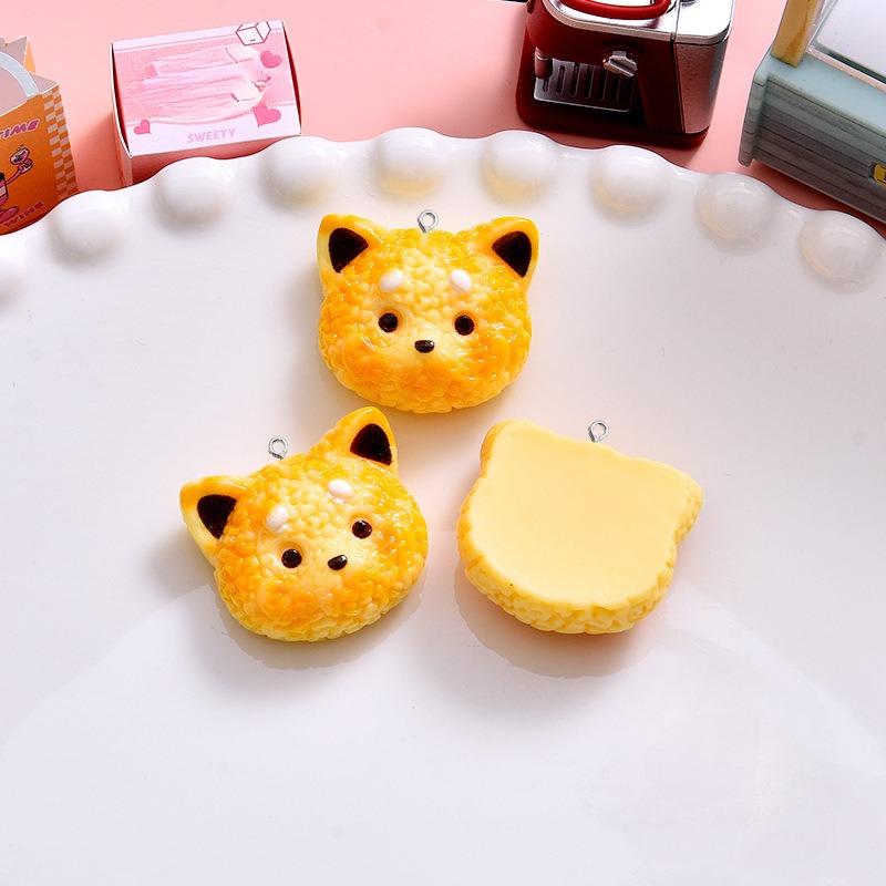 10Pcs Cartoon Biscuits Dog Res - огляд і ціна Resin Art Earrings Material