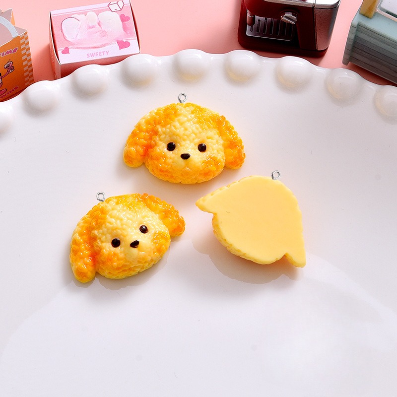 10Pcs Cartoon Biscuits Dog Res - огляд і ціна Resin Art Earrings Material
