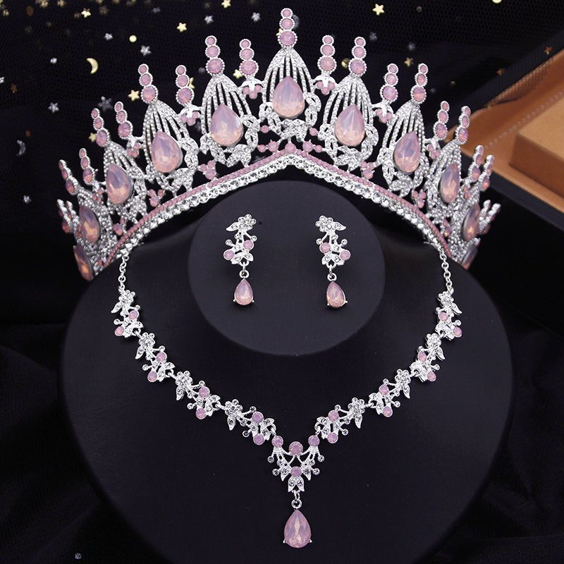 Blue Crown Bridal Jewelry Sets - огляд і ціна Resin Art Necklace