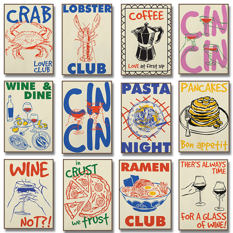 Trendy Coffee Cheers Print Pos - огляд і ціна Resin Art On Wall